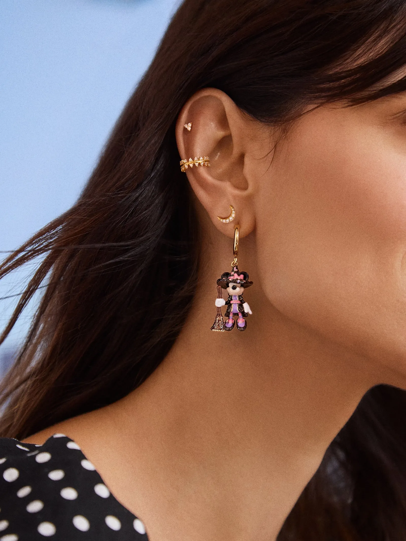 Minnie Mouse Disney Witch Earrings - Minnie Mouse sold by BaubleBar product image thumbnail 2