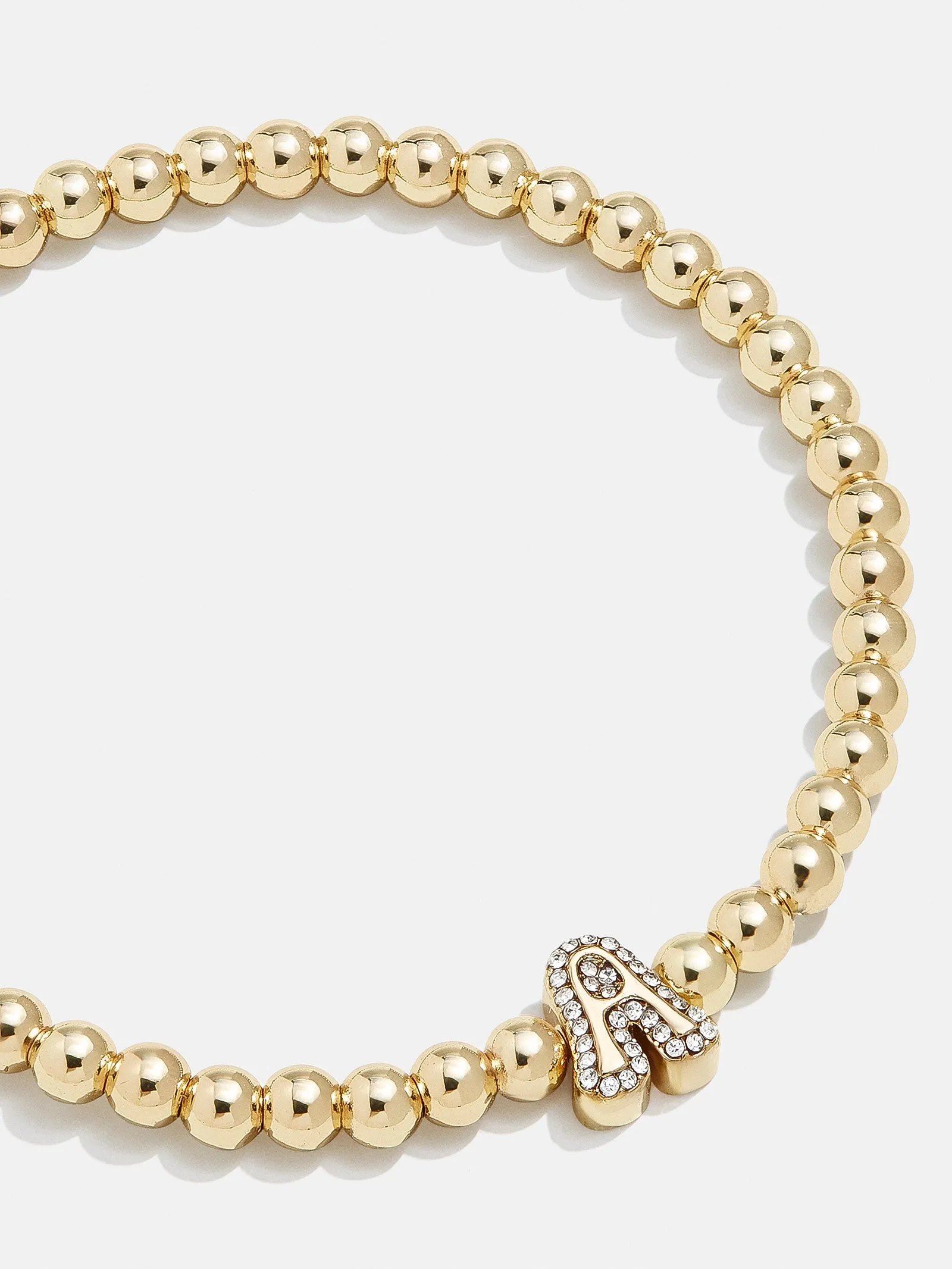Initial Pisa Bracelet - Clear/Gold sold by BaubleBar product image thumbnail 4