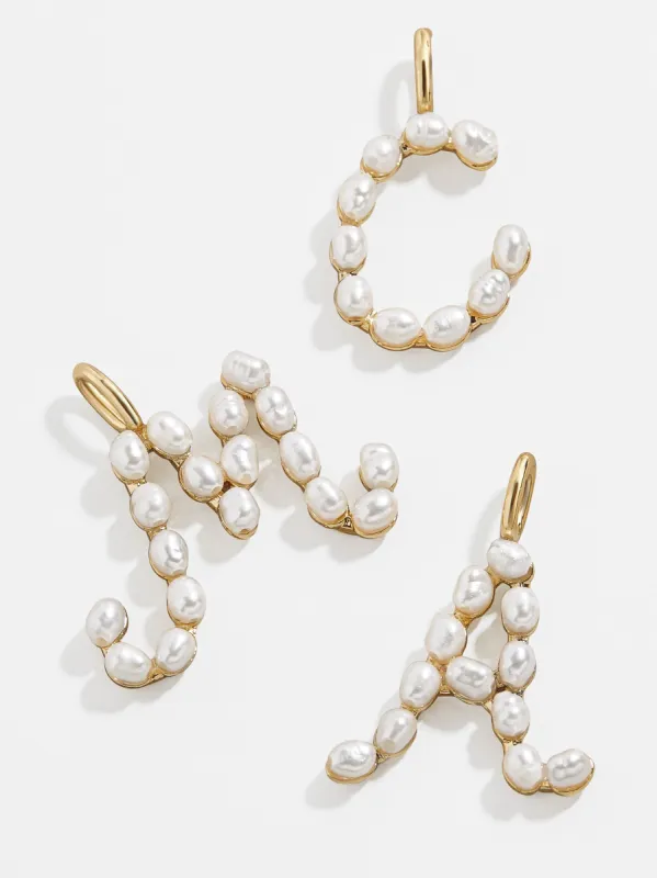 Blair Pearl Alpha Charm sold by BaubleBar