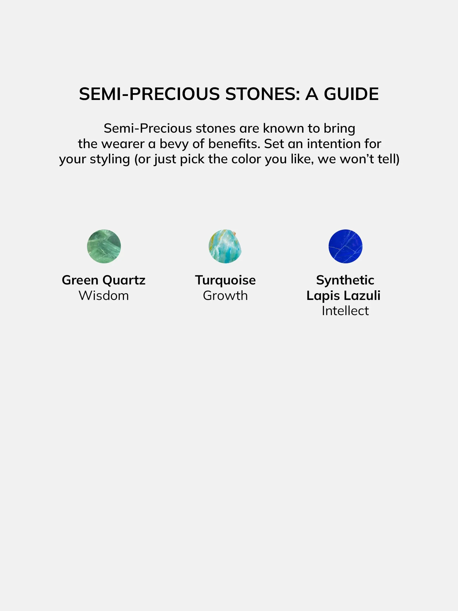 Valentina Semi-Precious Necklace - Blue Ombre sold by BaubleBar product image thumbnail 4