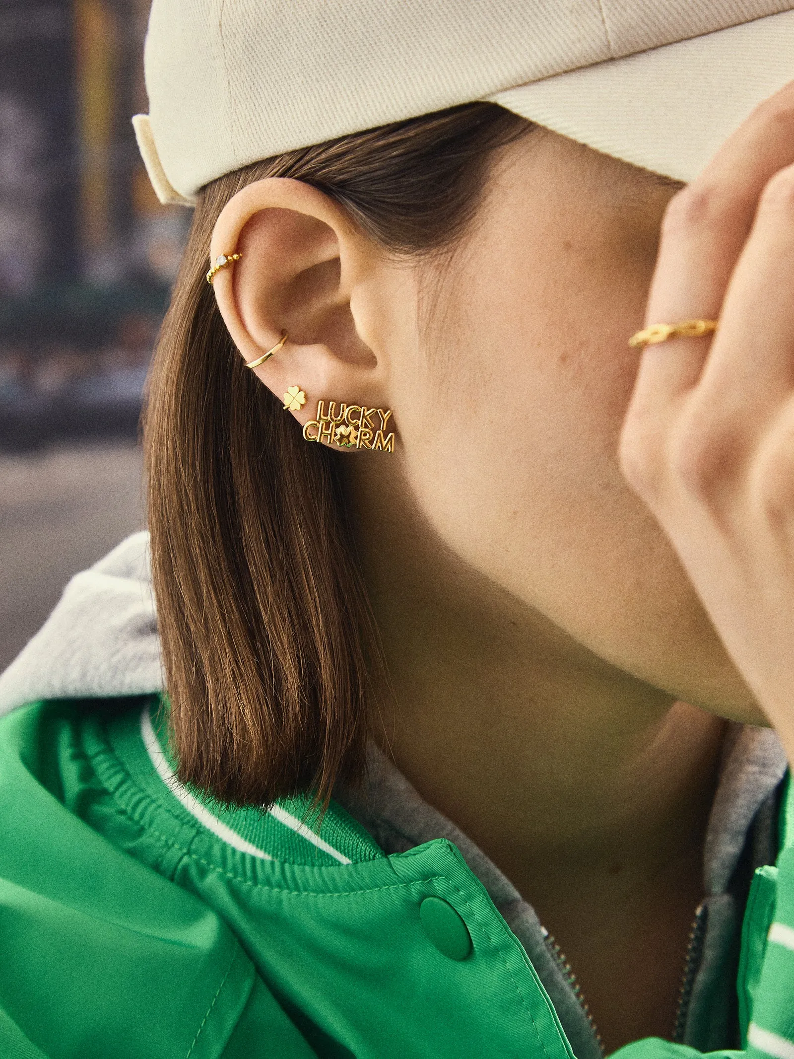 Lucky Charm Earrings - Lucky Charm Earrings sold by BaubleBar product image thumbnail 2