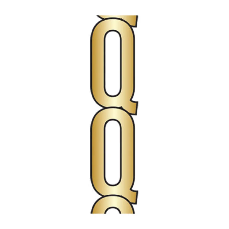 Gold Initial Bead Charm - Q sold by BaubleBar