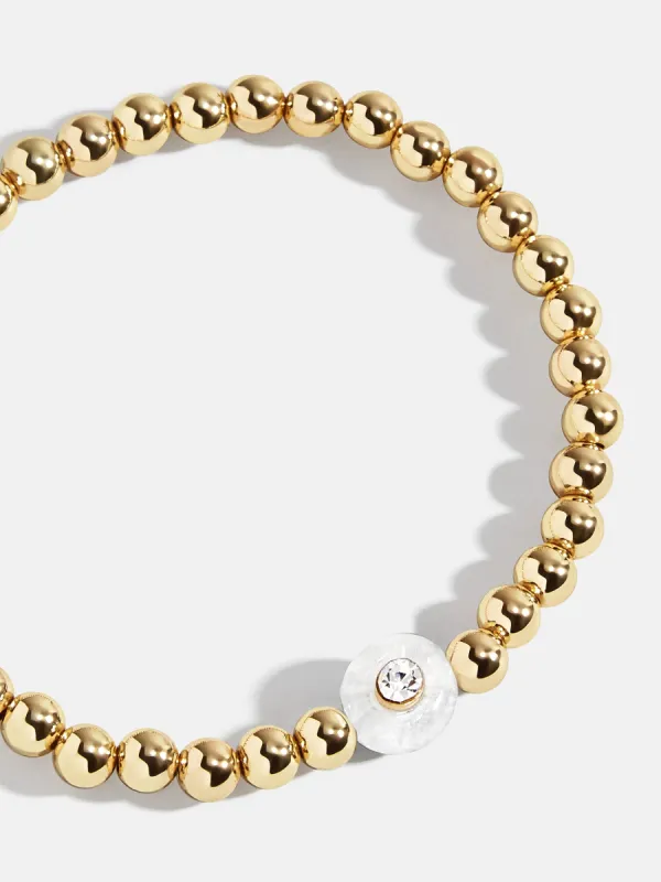 Semi-Precious Birthstone Pisa Bracelet - Crystal sold by BaubleBar