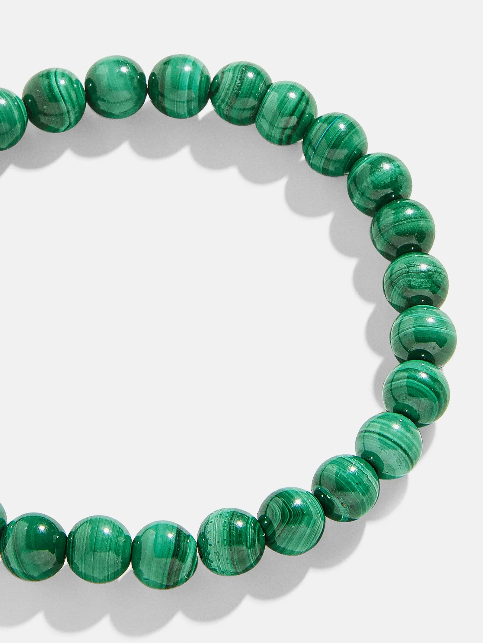 Cameron Semi-Precious Bracelet - Malachite Stone sold by BaubleBar