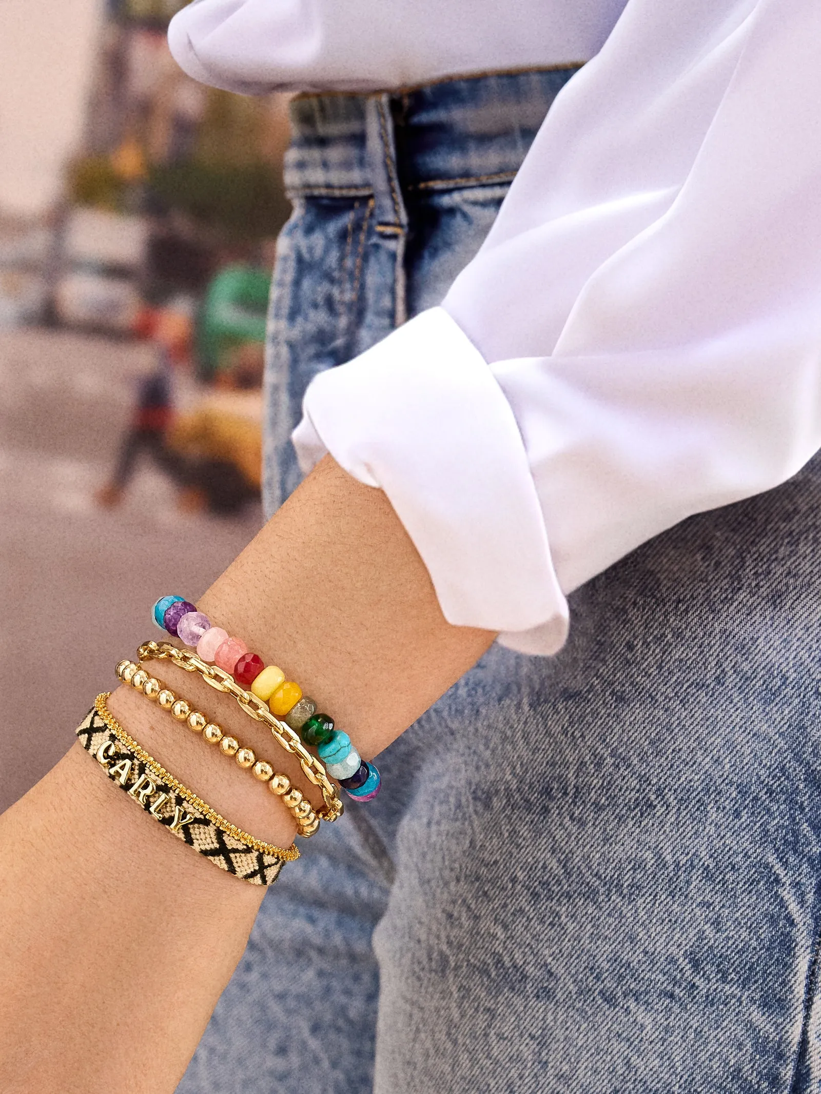Cora Semi-Precious Bracelet - Multi sold by BaubleBar product image thumbnail 2