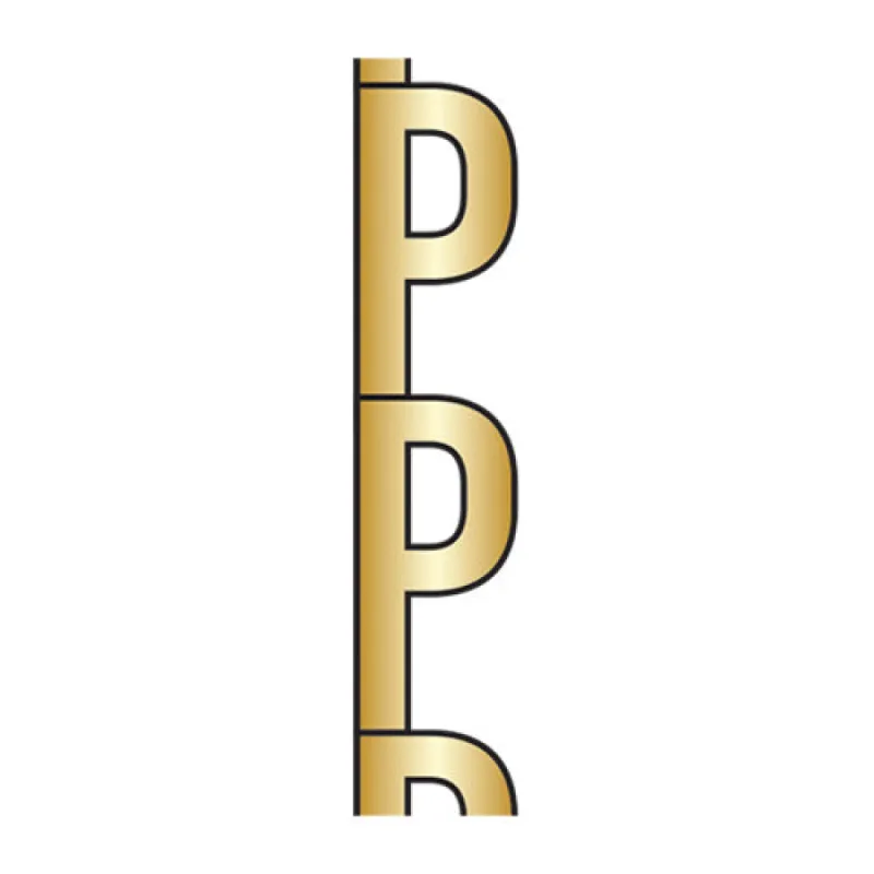 Gold Initial Bead Charm - P sold by BaubleBar