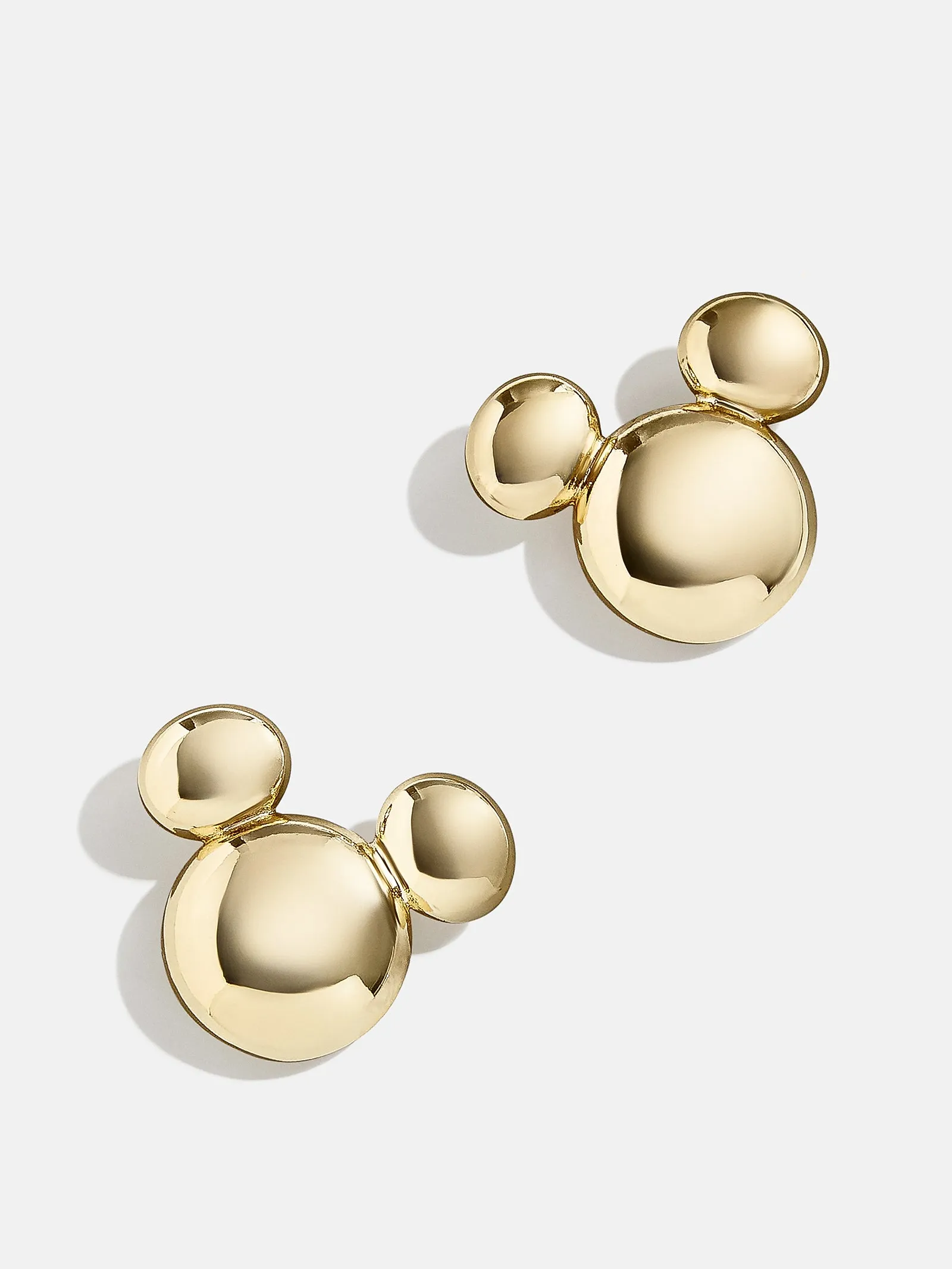 Mickey Mouse Disney Gold Earrings - Gold sold by BaubleBar