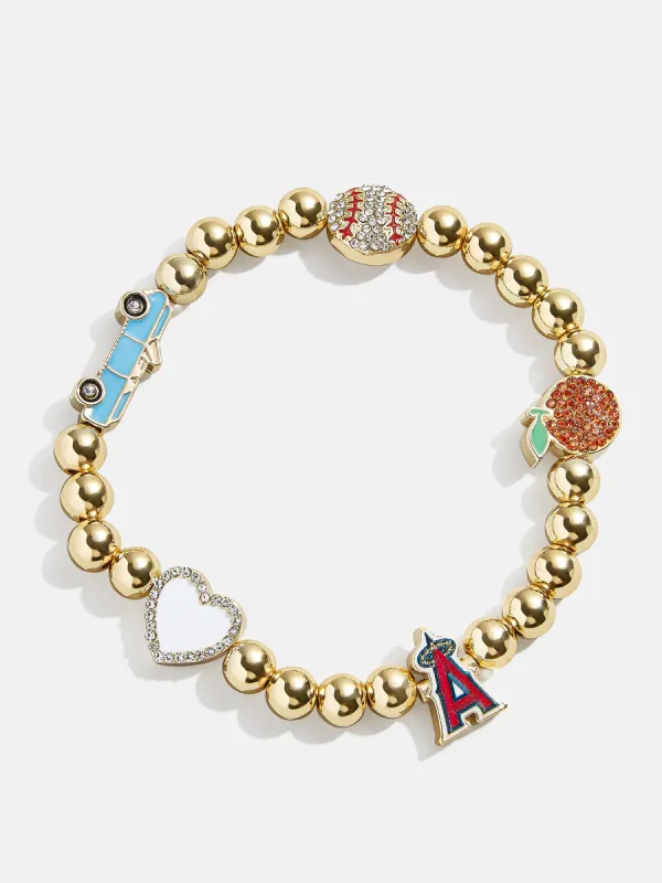 MLB Pisa Charm Bracelet - Los Angeles Angels sold by BaubleBar