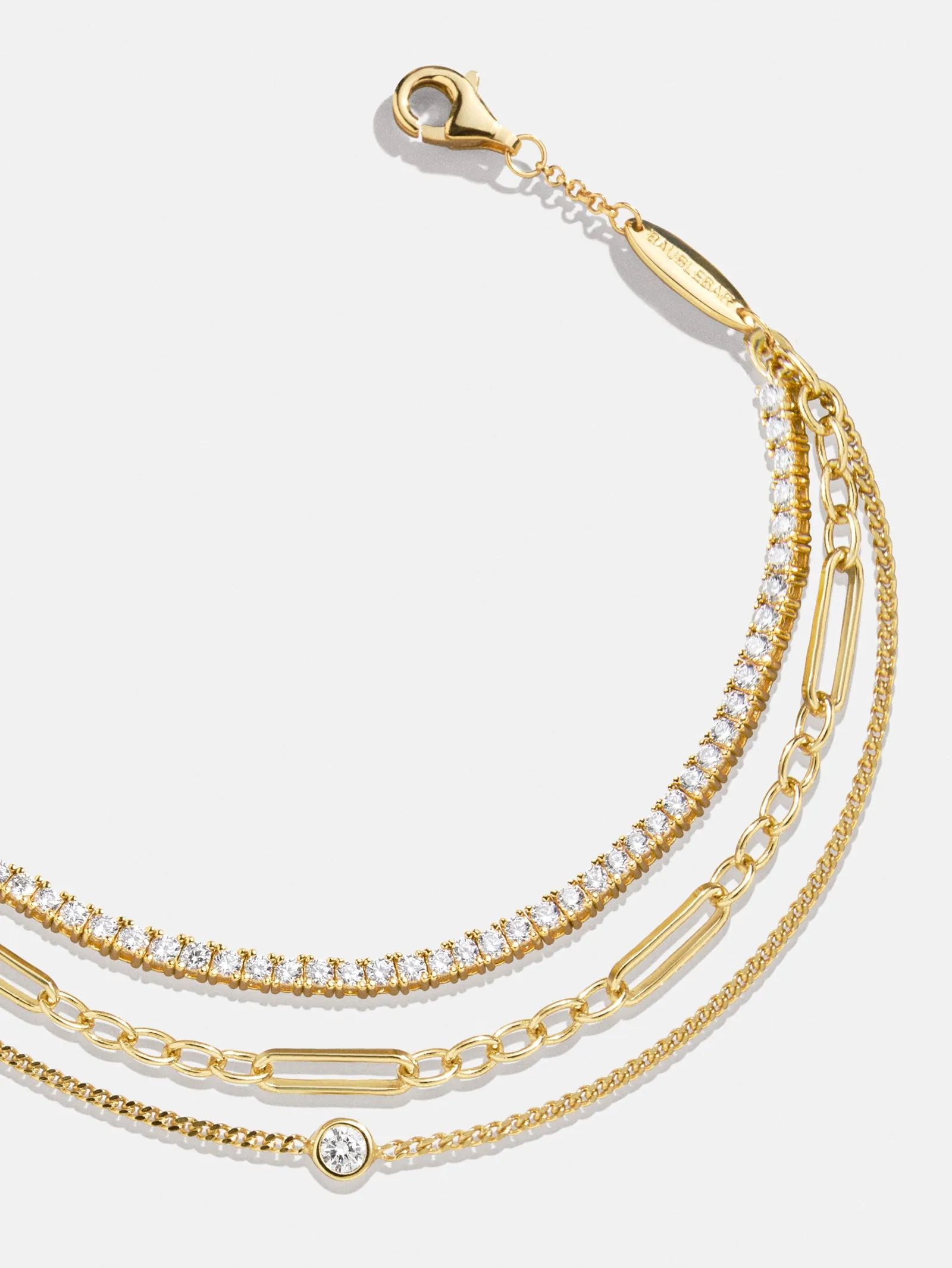 Zora 18K Gold Layered Bracelet - Zora 18K Gold Layered Bracelet sold by BaubleBar