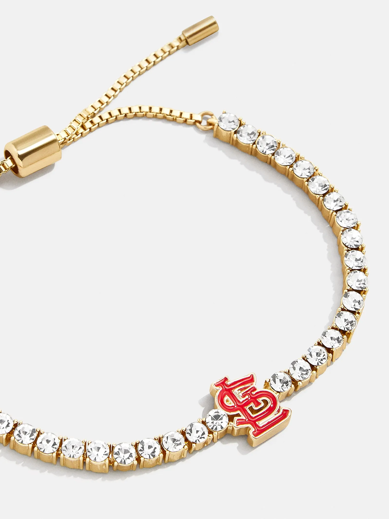MLB Gold Tennis Bracelet - St. Louis Cardinals sold by BaubleBar