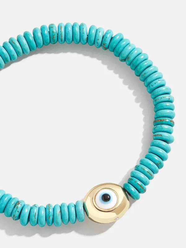 Amaris Bracelet - Gold/Turquoise sold by BaubleBar