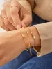 Rylee 18K Gold Bracelet - Gold Bead sold by BaubleBar