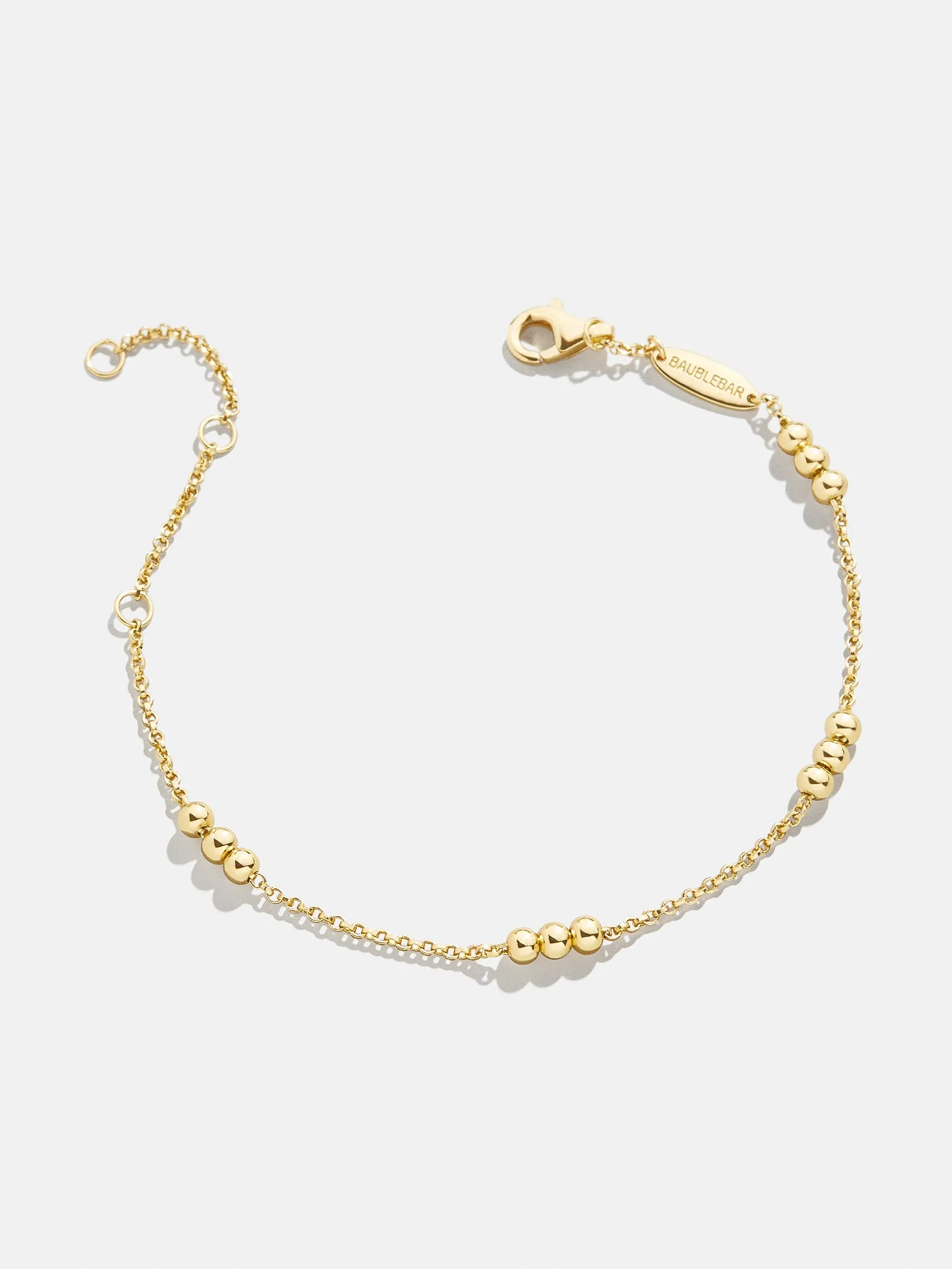 Rylee 14K Gold Bracelet - Gold Bead sold by BaubleBar product image thumbnail 3