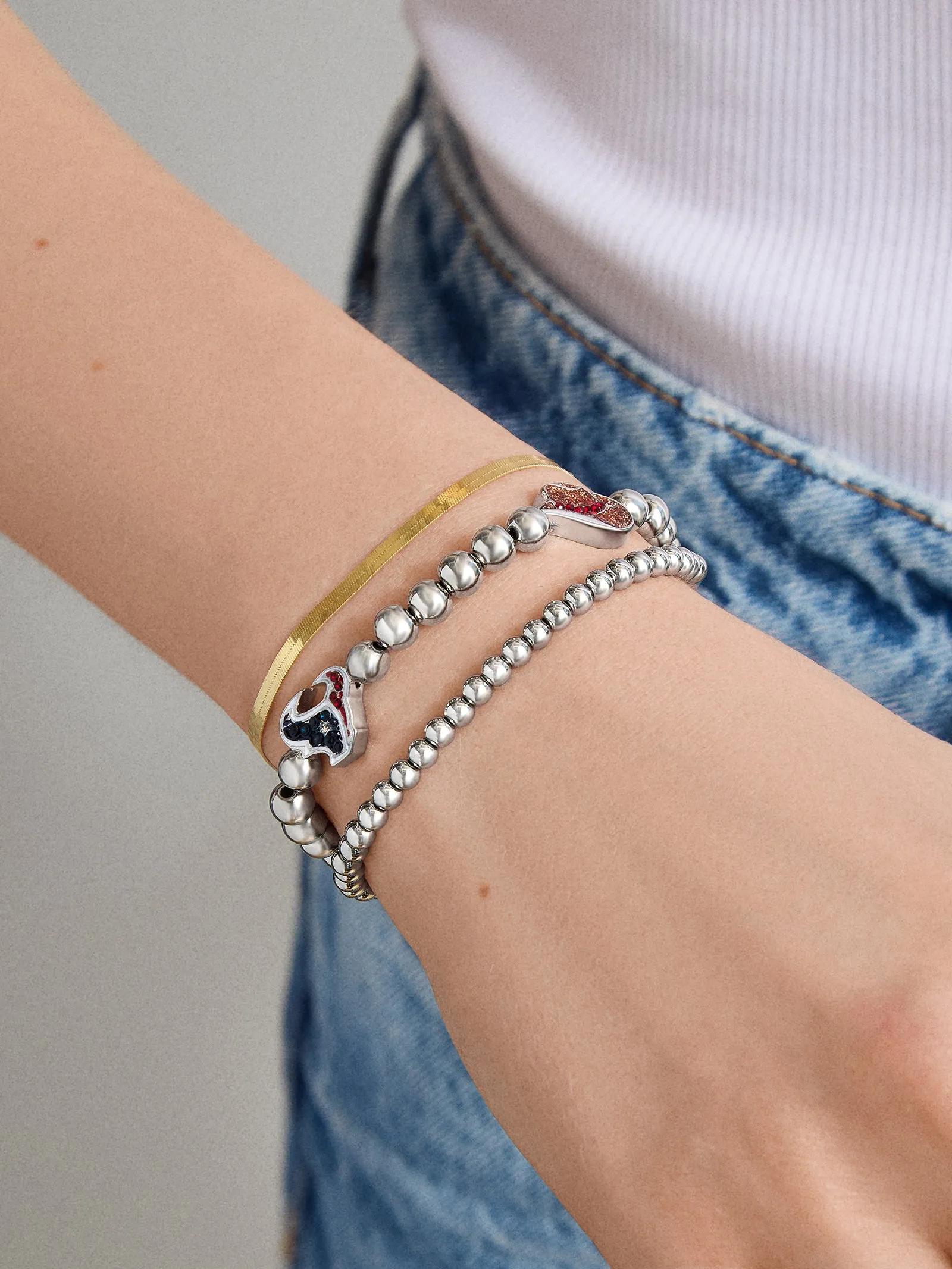 NFL Pisa Charm Bracelet - Houston Texans sold by BaubleBar product image thumbnail 2