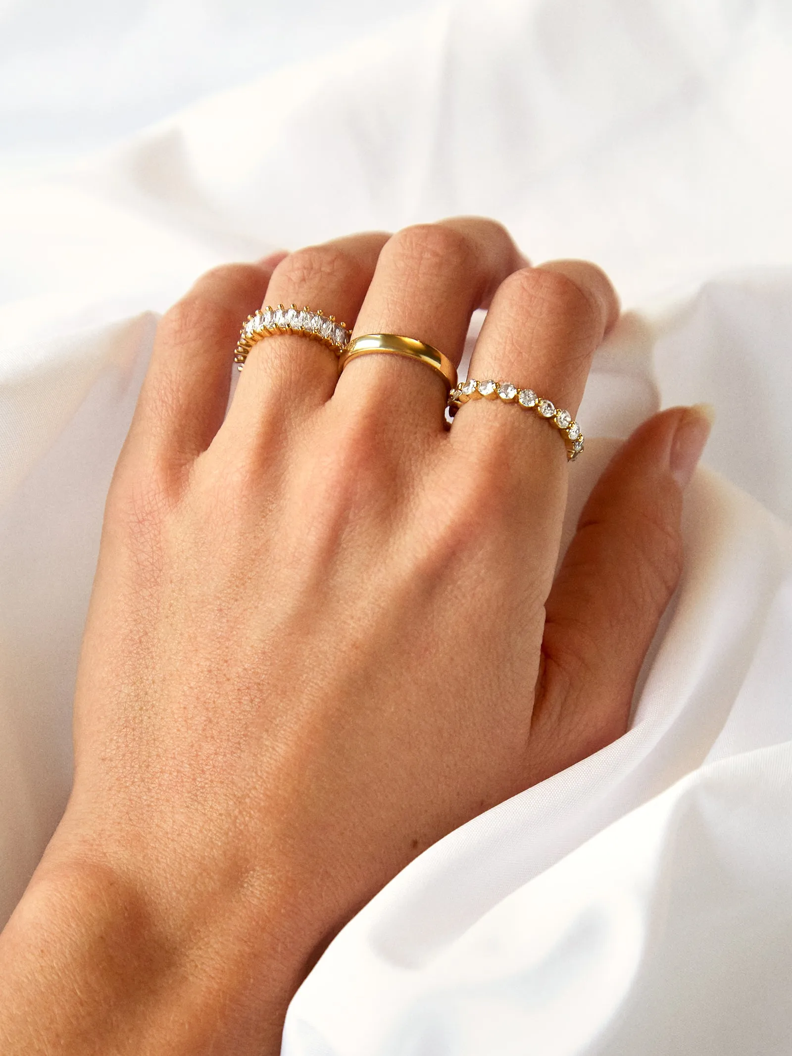 Alice Cubic Zirconia Ring - Alice Round sold by BaubleBar product image thumbnail 2