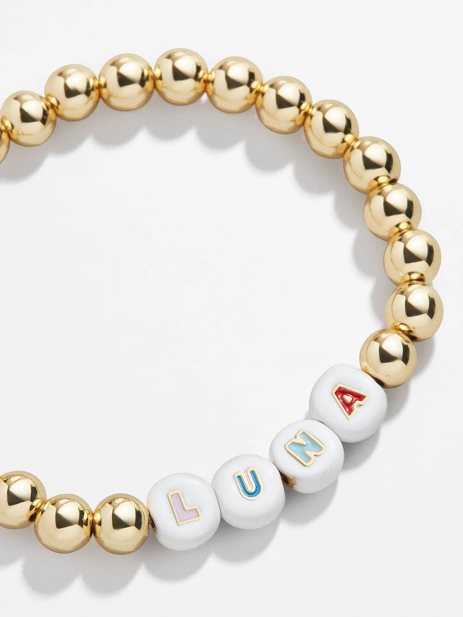 Pisa Custom Bracelet - White/Multi sold by BaubleBar