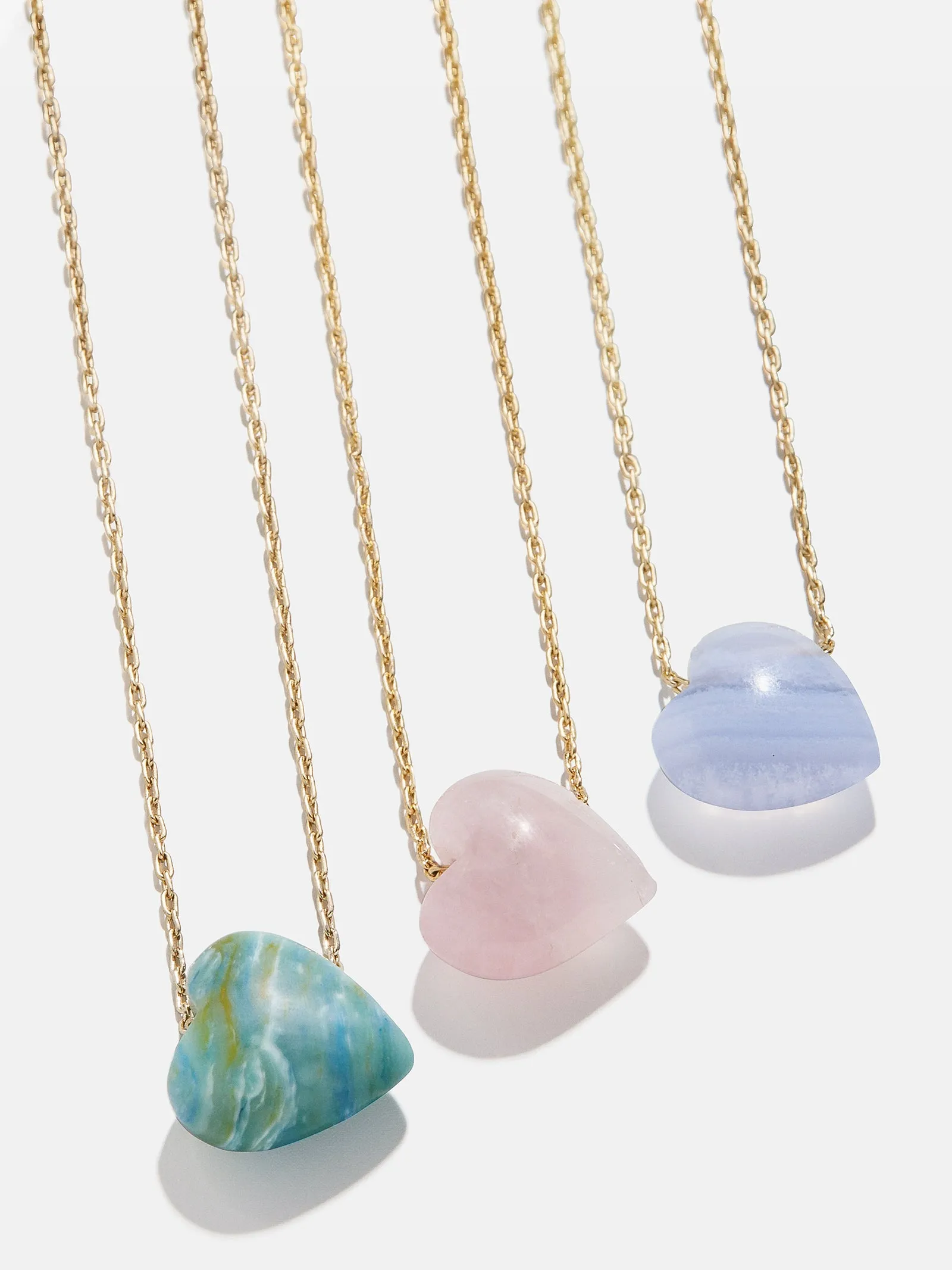 Juno Blue Lace Agate Necklace - Blue Lace Agate Stone sold by BaubleBar product image thumbnail 5