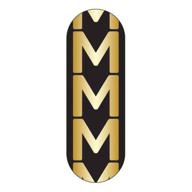 Black Initial Bead Charm - M sold by BaubleBar