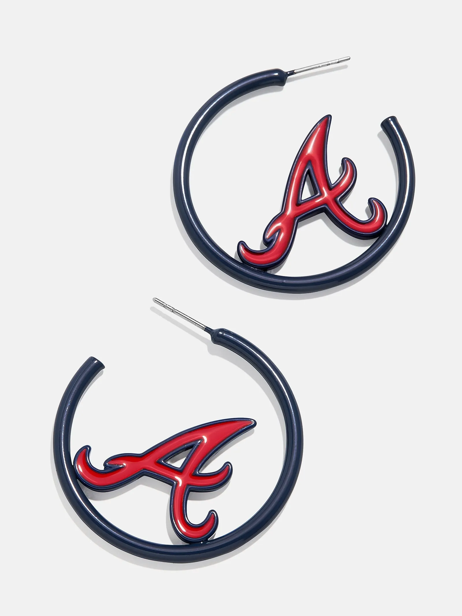 MLB Enamel Hoops - Atlanta Braves sold by BaubleBar