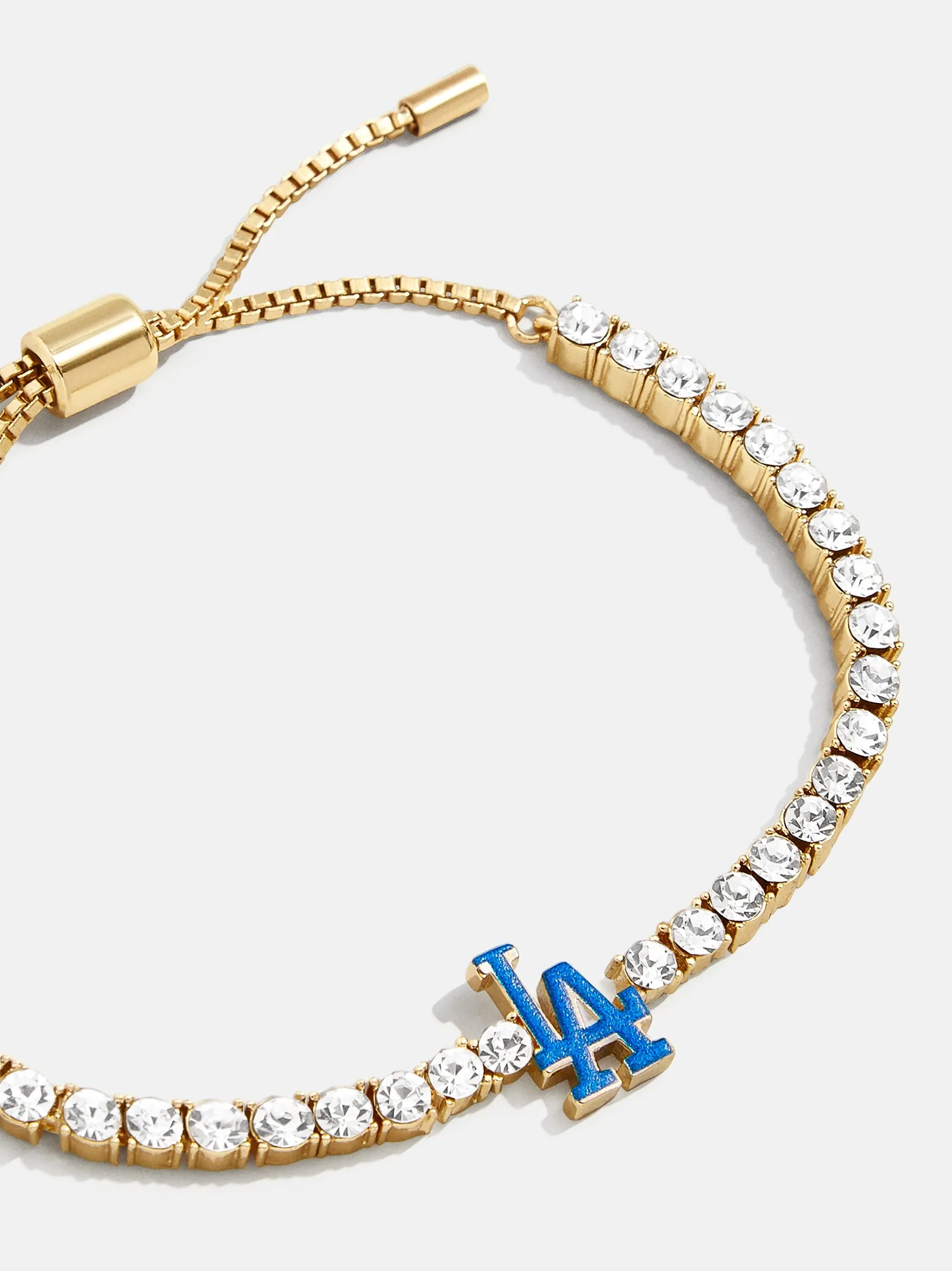 MLB Gold Tennis Bracelet - Los Angeles Dodgers sold by BaubleBar