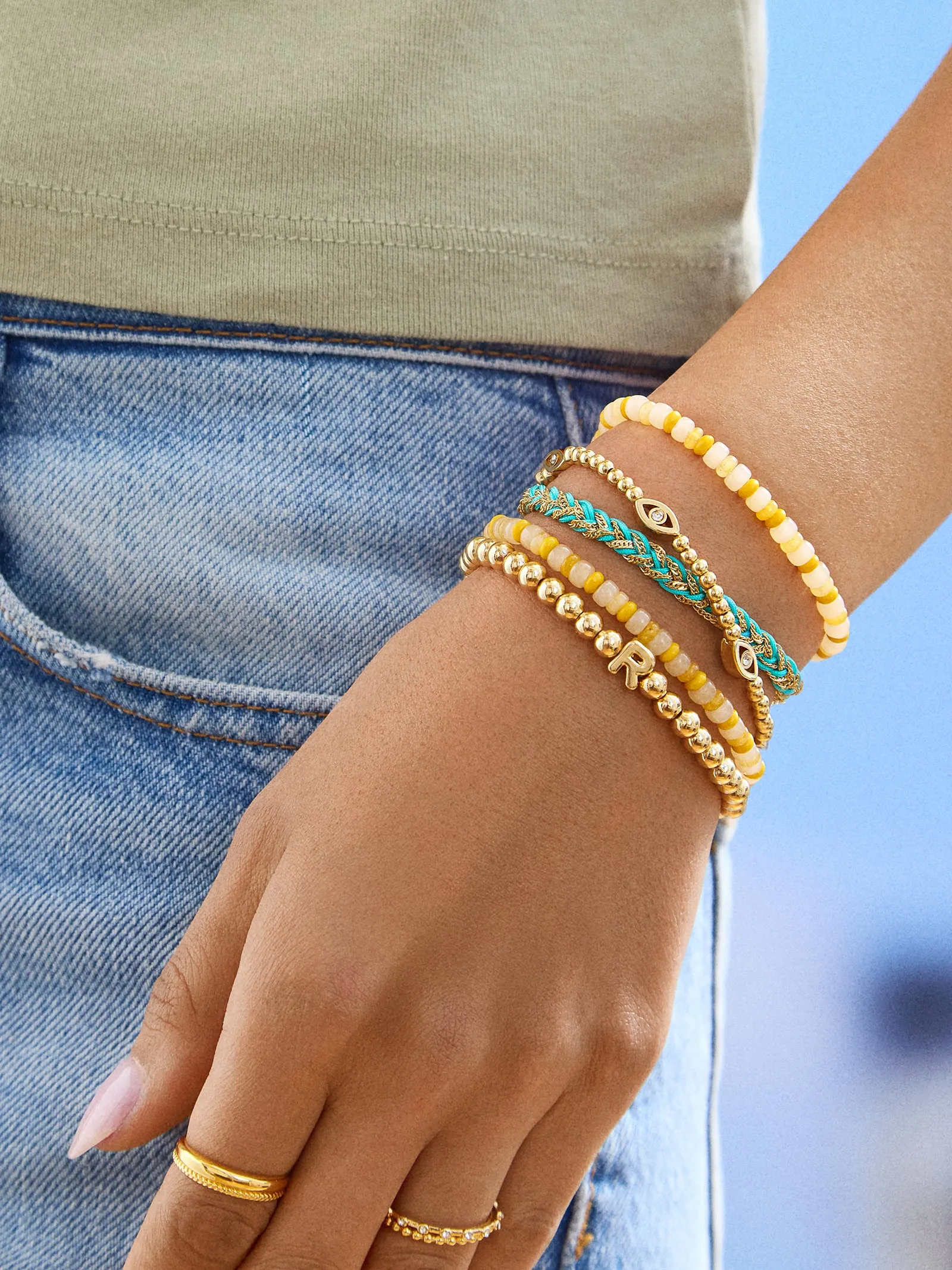 Hannah Bracelet - Turquoise sold by BaubleBar product image thumbnail 2