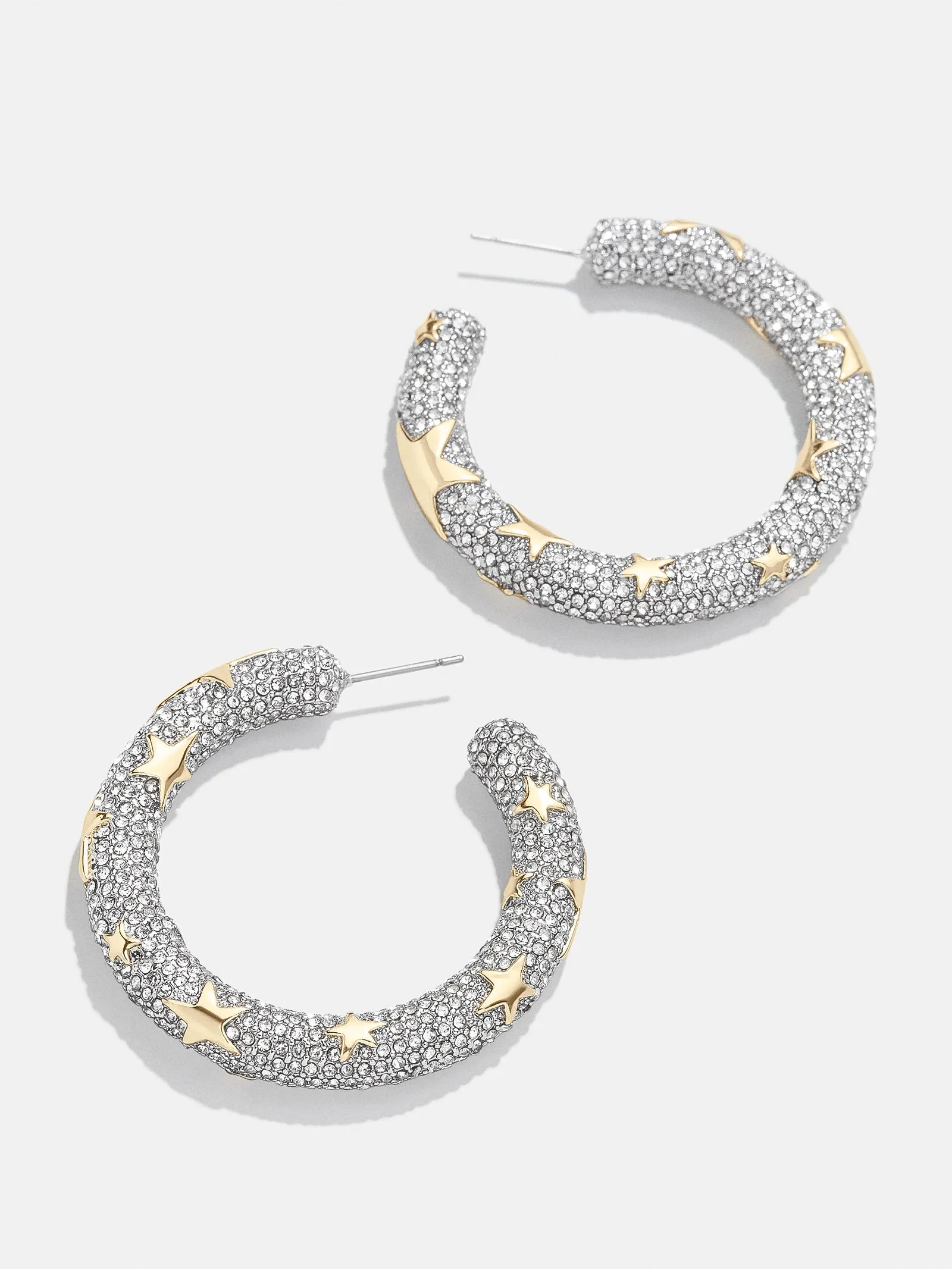 Celeste Earrings - Clear/Gold sold by BaubleBar