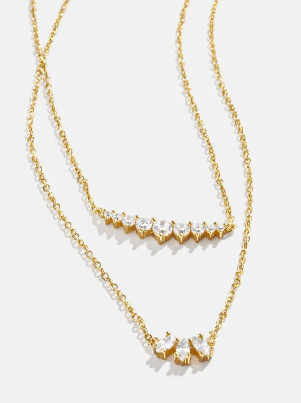 Danielle 18K Gold Layered Necklace - Gold sold by BaubleBar