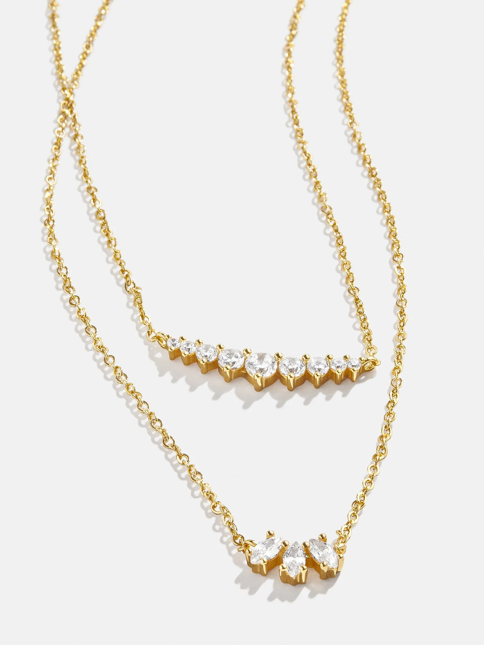 Danielle 18K Gold Layered Necklace - Gold sold by BaubleBar