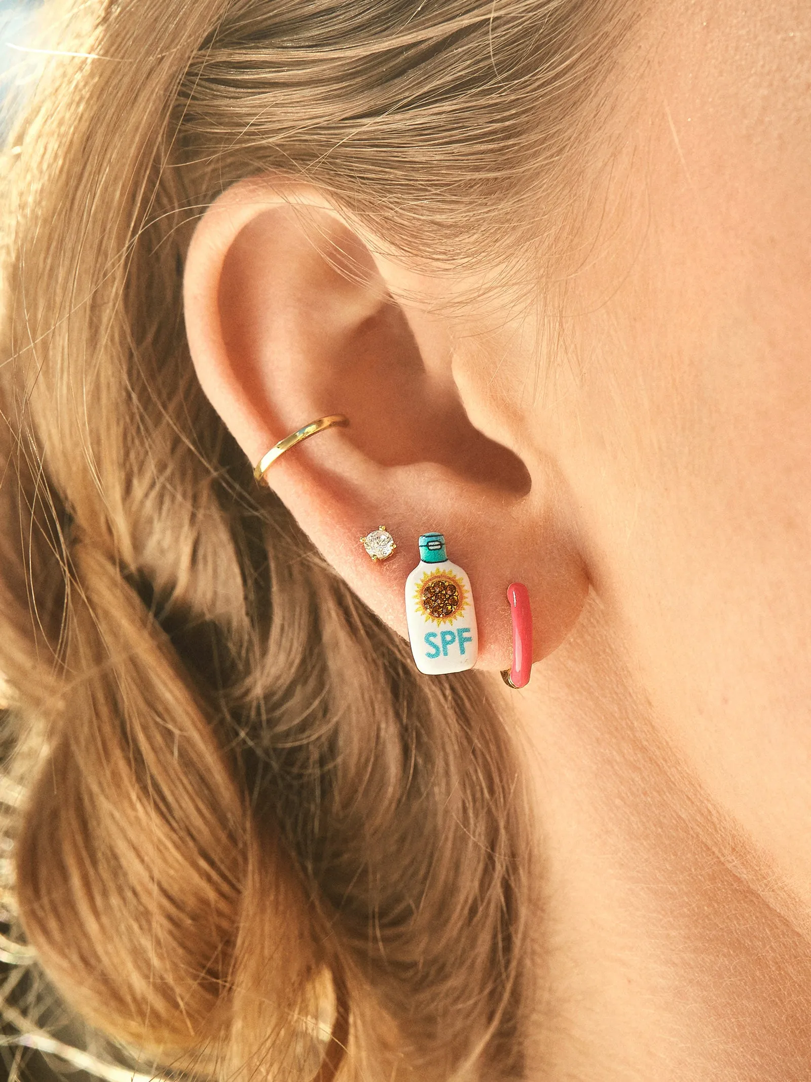 Sunscreen Earrings - Sunscreen Earrings sold by BaubleBar product image thumbnail 2
