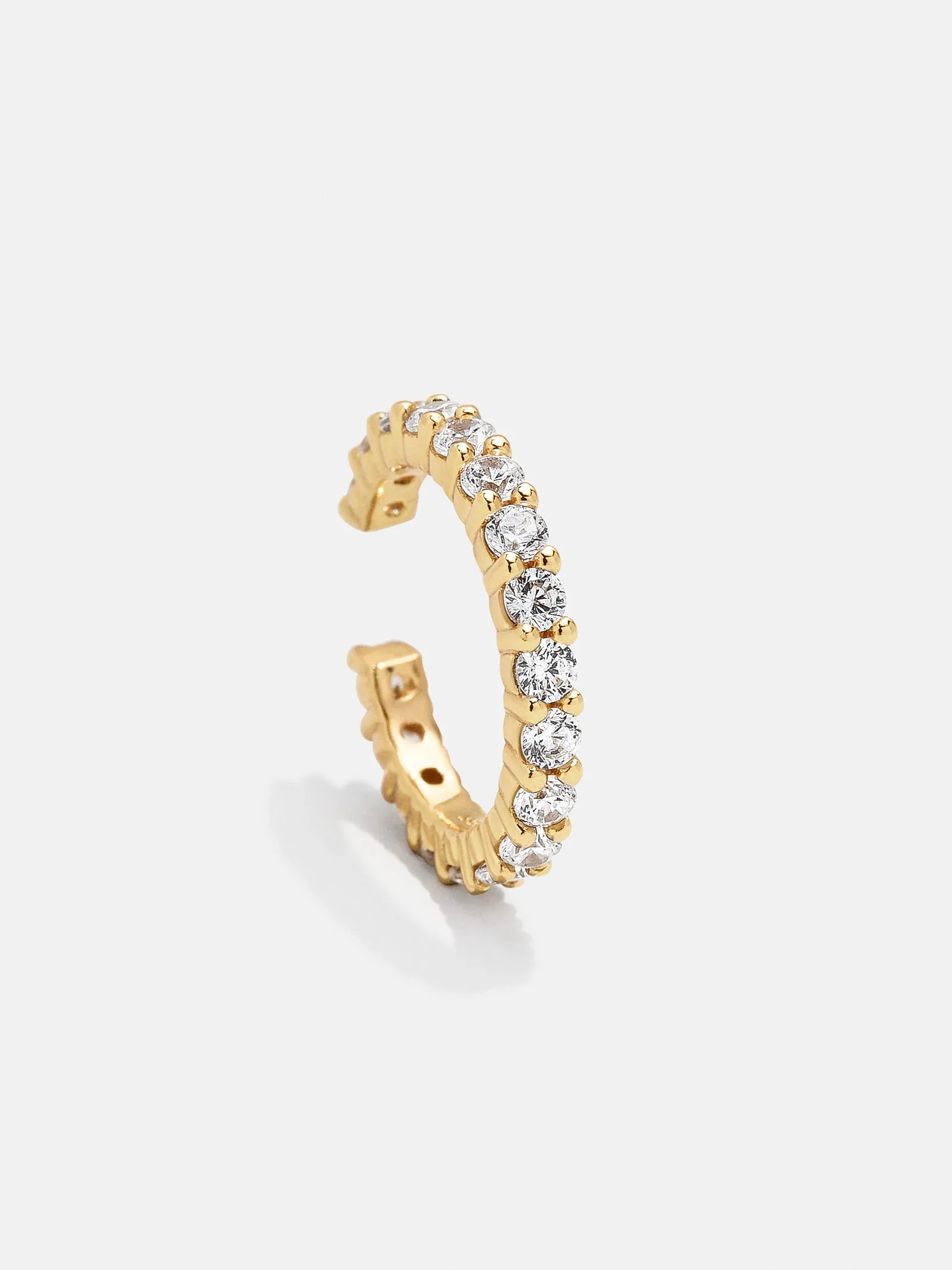 Leidy 18K Gold Ear Cuff - Gold/Pavé sold by BaubleBar