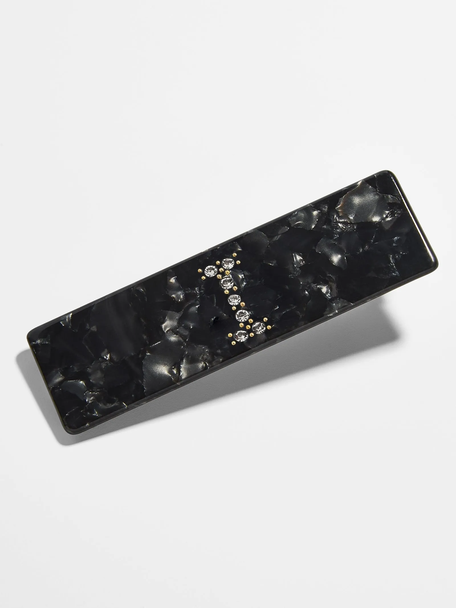 Resin Initial Hair Clip sold by BaubleBar product image thumbnail 4