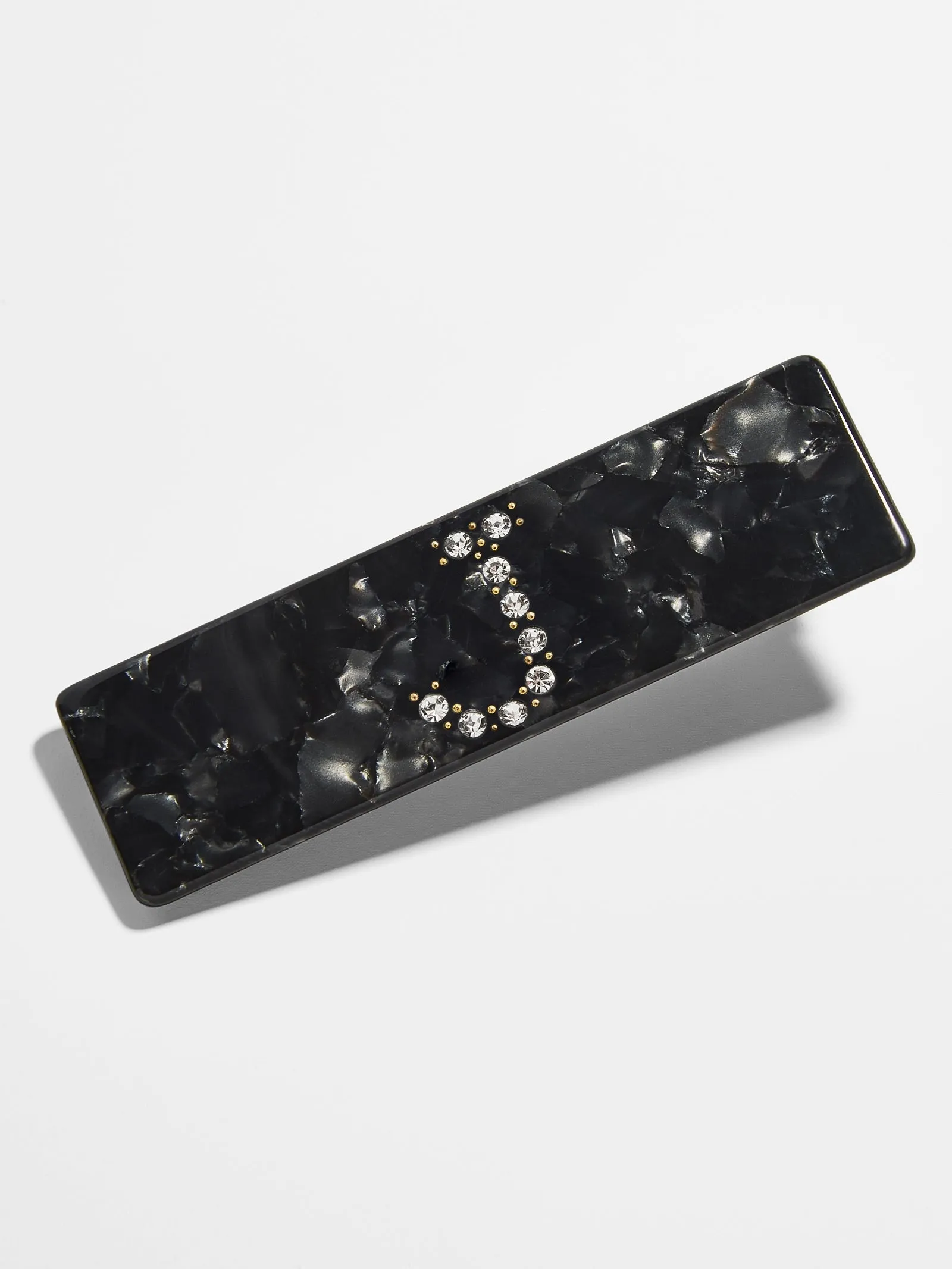 Resin Initial Hair Clip sold by BaubleBar product image thumbnail 5