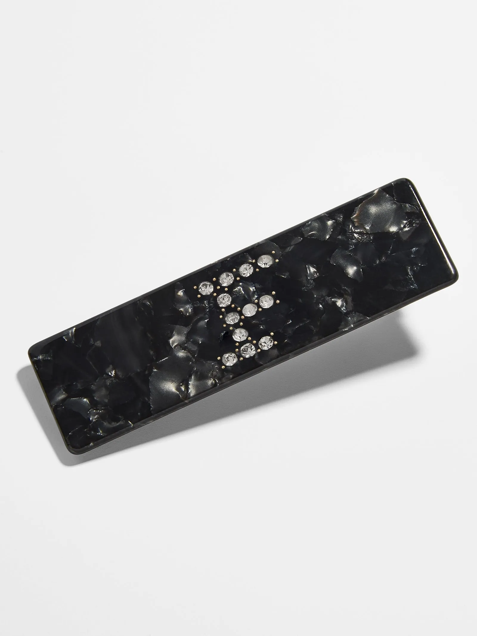 Resin Initial Hair Clip sold by BaubleBar product image thumbnail 3