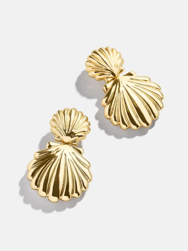 Out of This Shell Earrings - Gold sold by BaubleBar