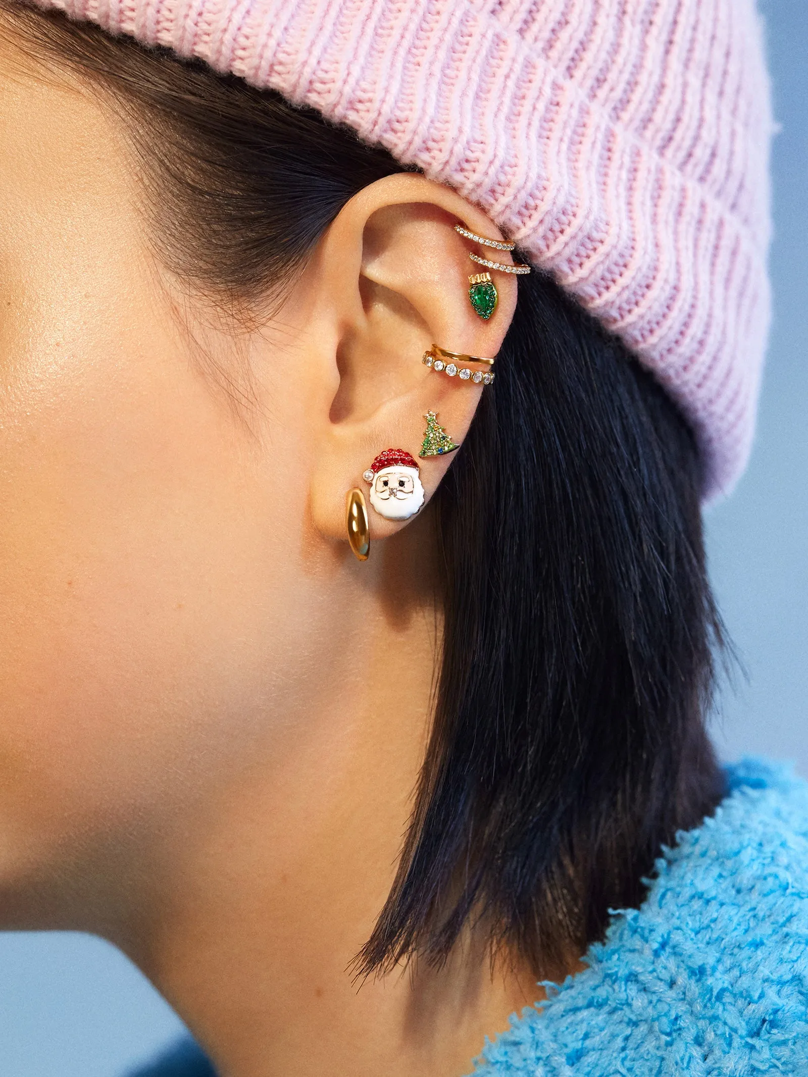 Mr. & Mrs. Claus Earrings sold by BaubleBar product image thumbnail 2