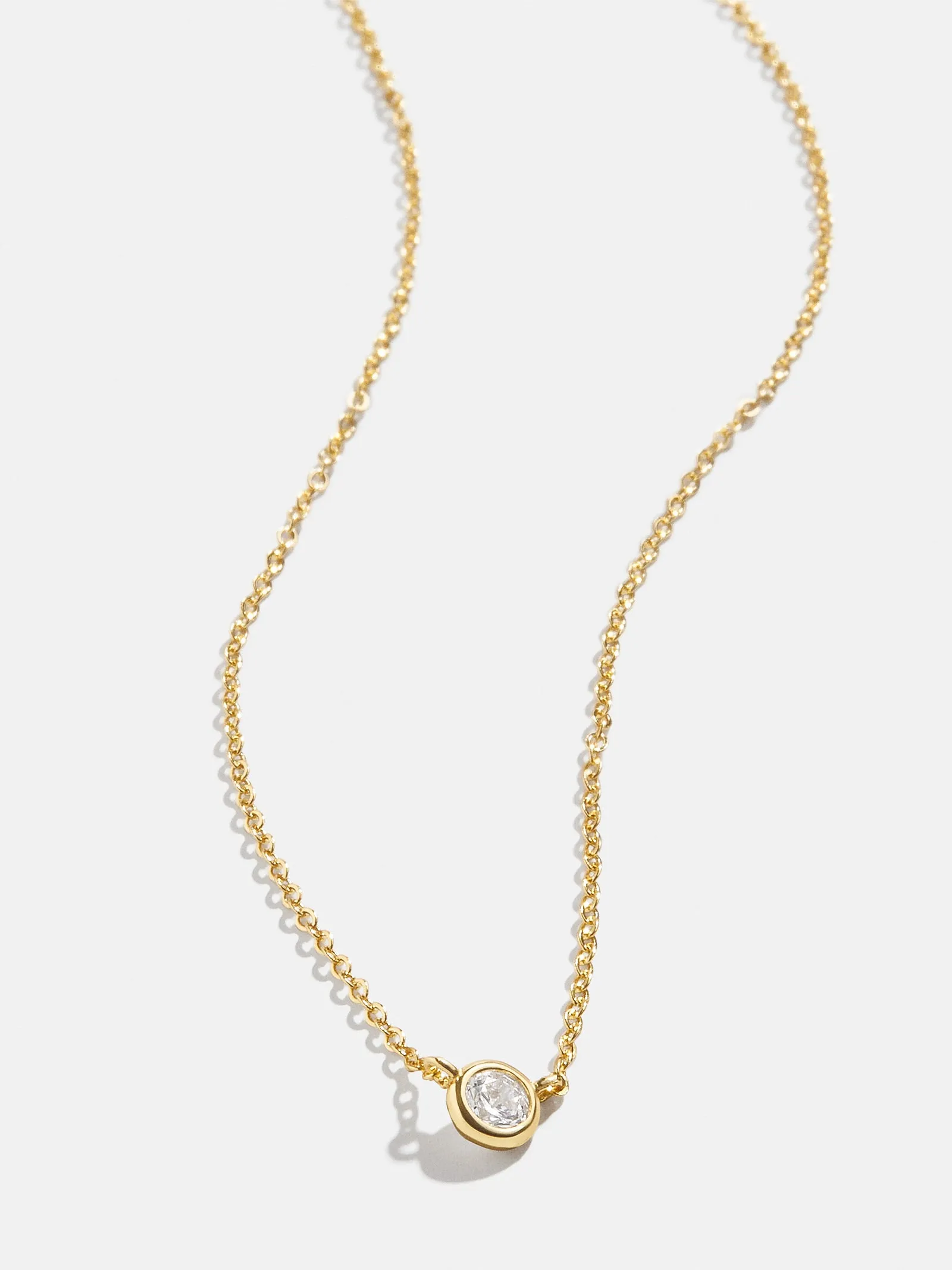 Yolanda 18K Gold Necklace - Gold/Pavé sold by BaubleBar
