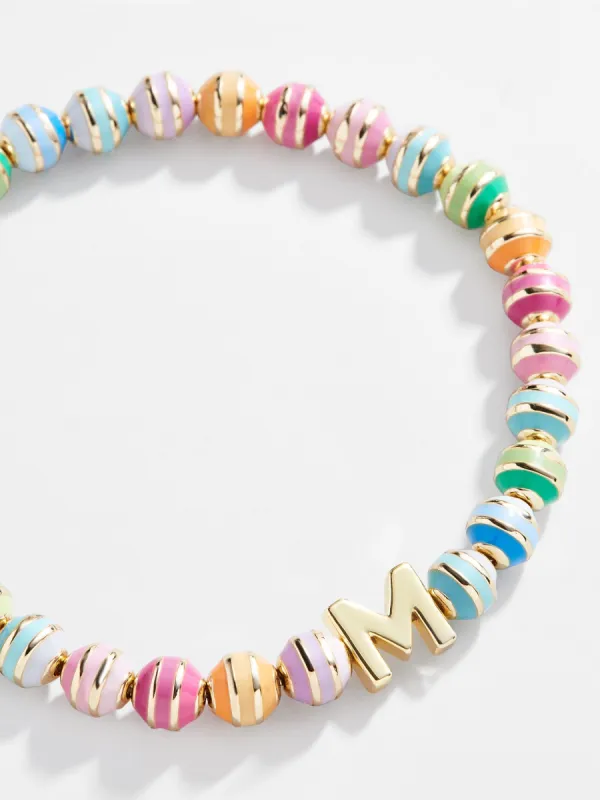 Initial Pisa Bracelet - Rainbow sold by BaubleBar