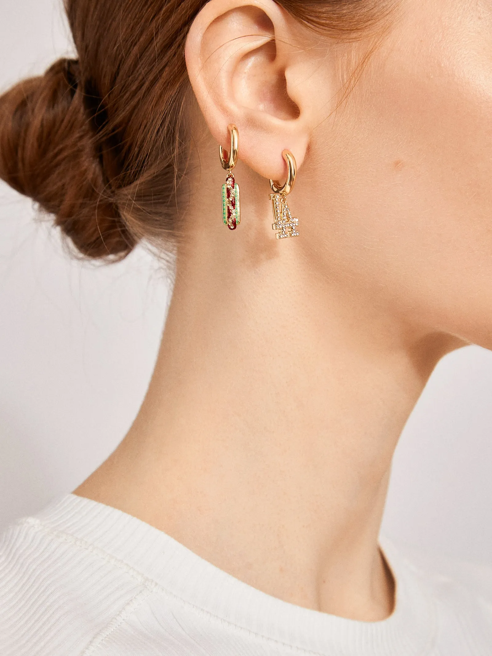 MLB Earring Set - Los Angeles Dodgers sold by BaubleBar product image thumbnail 2