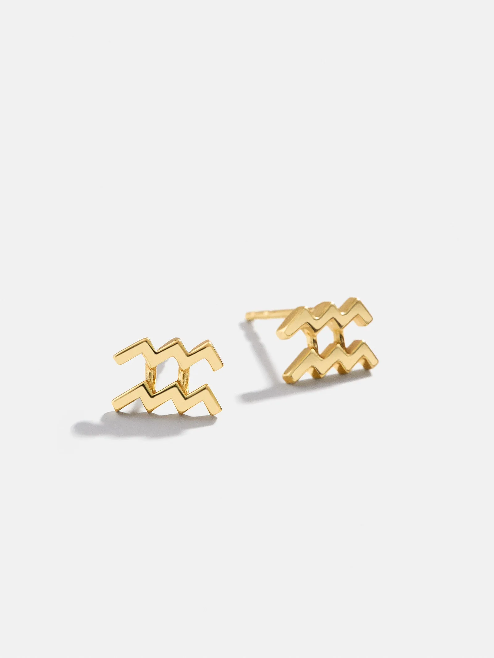 18K Gold Zodiac Earrings - 18K Gold sold by BaubleBar product image thumbnail 4