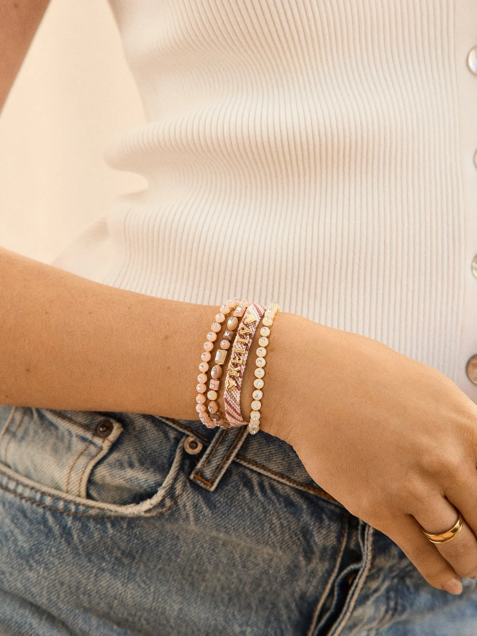 Brielle Bracelet - Blush sold by BaubleBar product image thumbnail 2