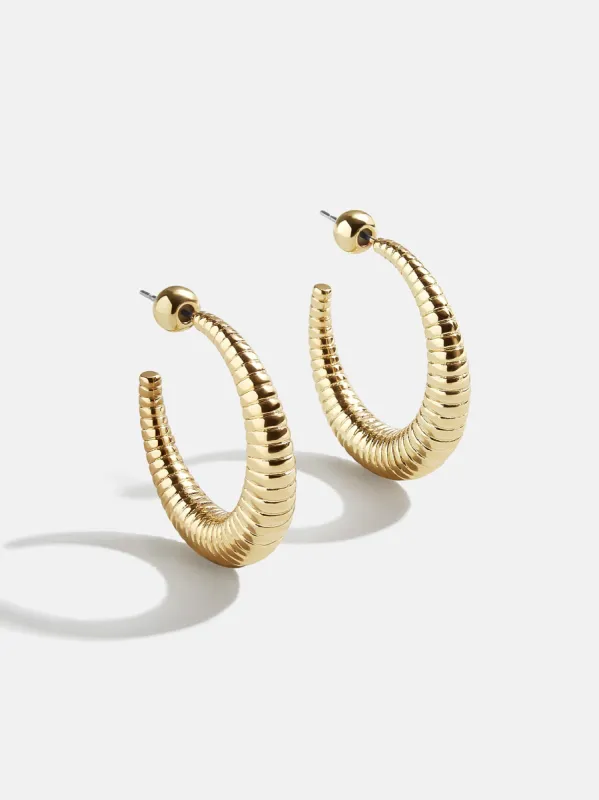 Audrey Earrings - Gold sold by BaubleBar