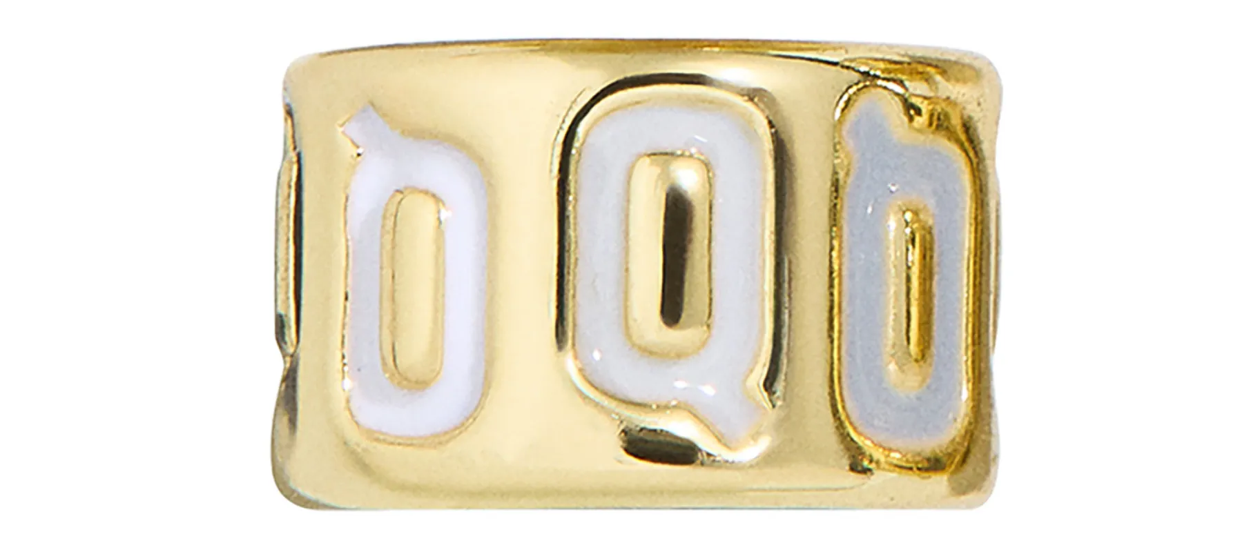 Neutral Initial 360 Spinner Charm - Q sold by BaubleBar