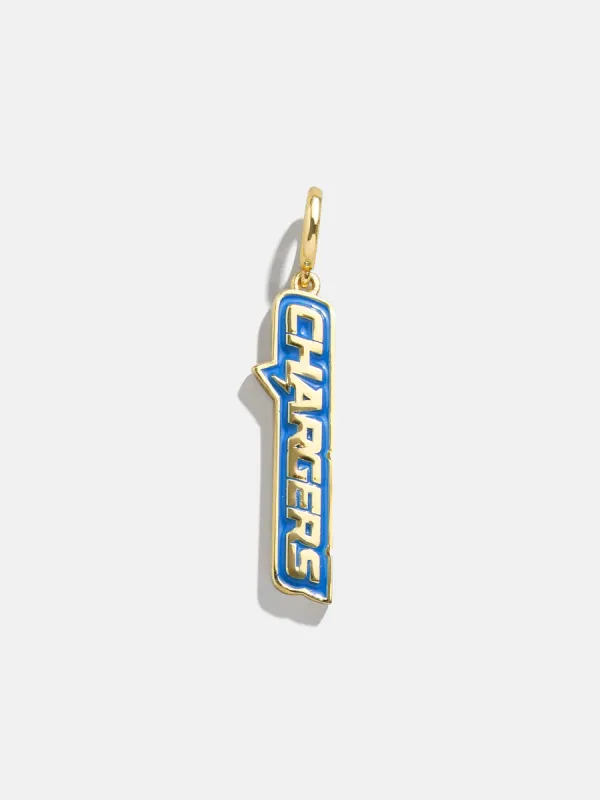 WEAR By Erin Andrews x BaubleBar Los Angeles Chargers Cluster Charm - Los Angeles Chargers sold by BaubleBar