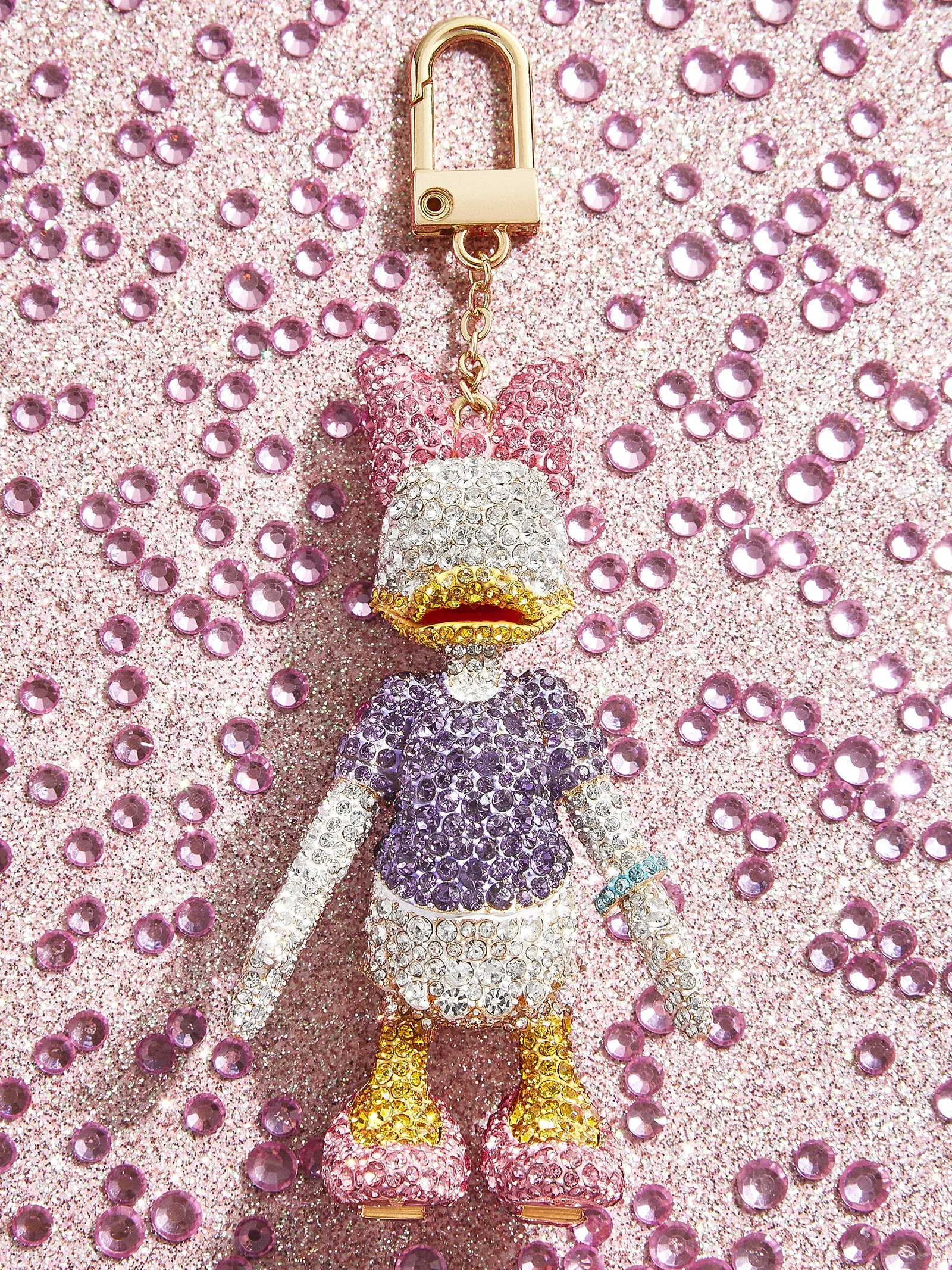 Disney Daisy Duck Classic Pavé Bag Charm - Daisy Duck sold by BaubleBar