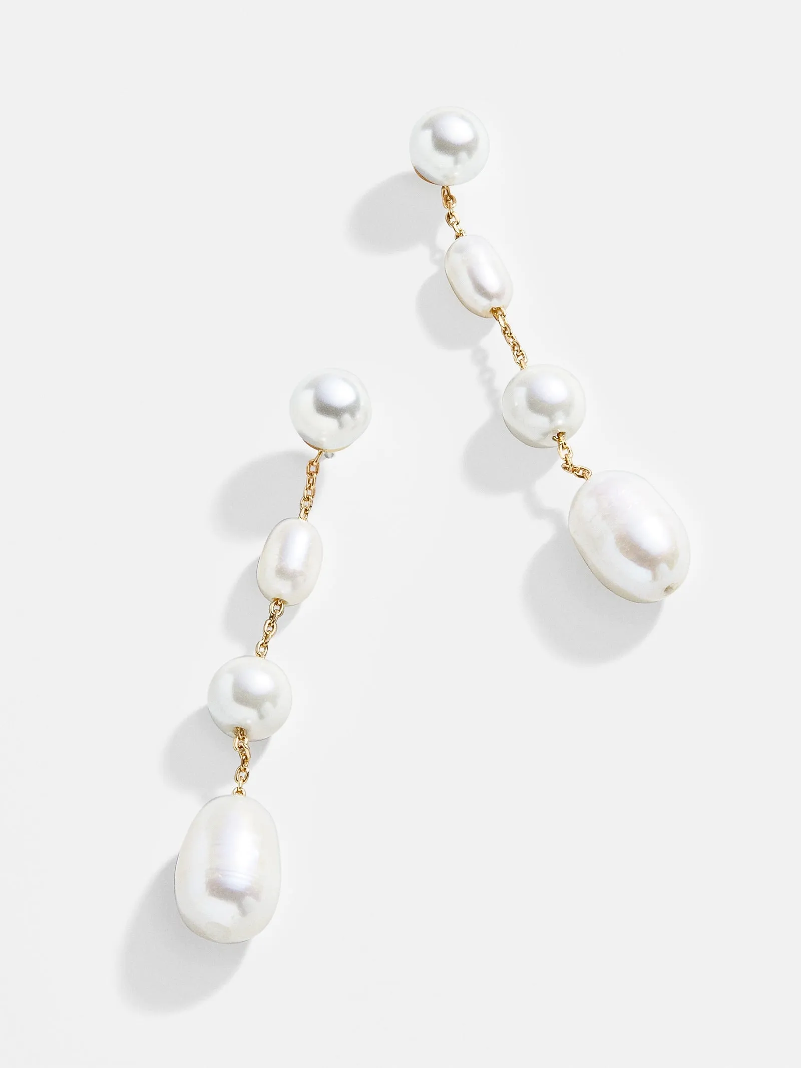 Francesca Earrings - White sold by BaubleBar
