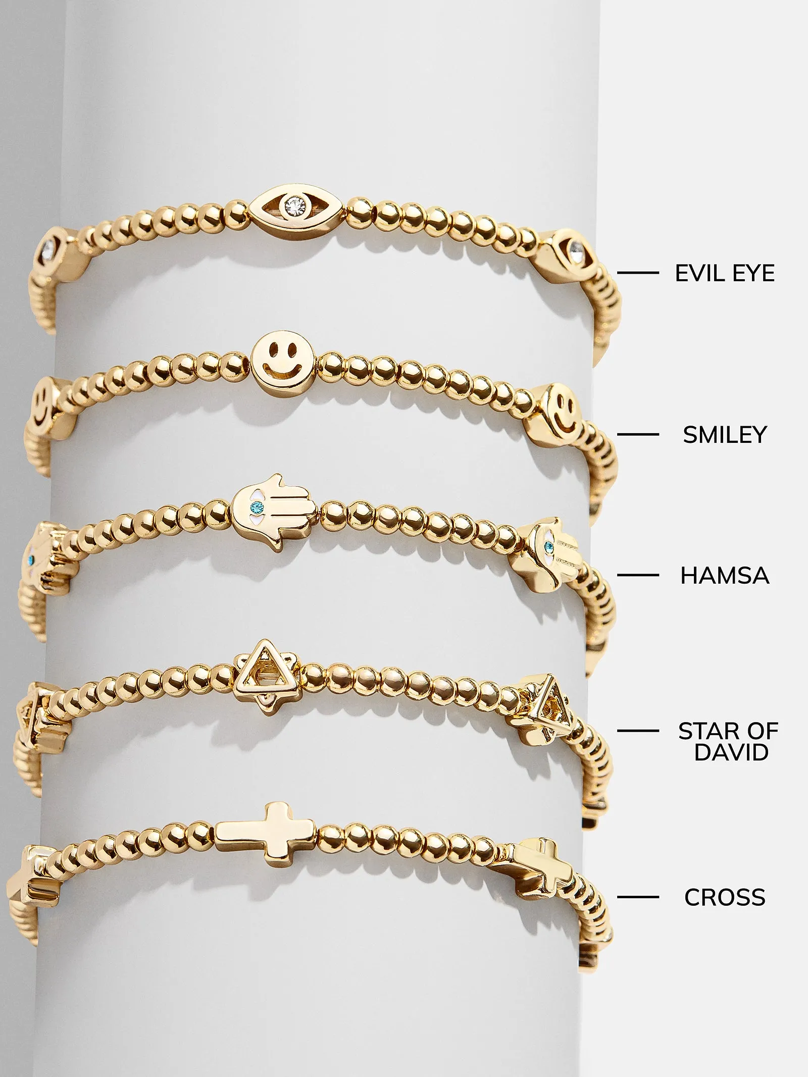 Christina Pisa Bracelet - Smiley Face sold by BaubleBar product image thumbnail 4