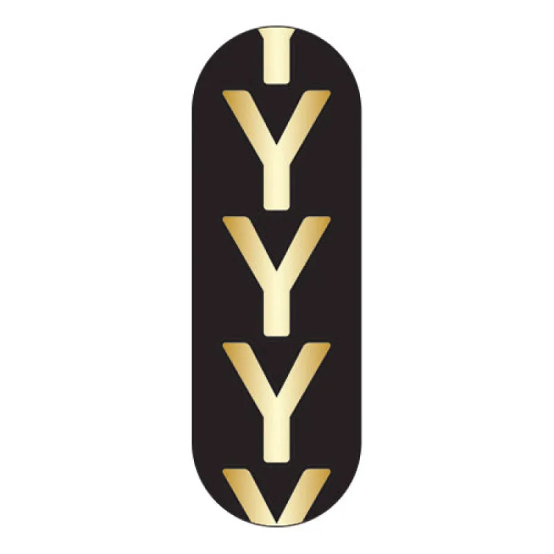 Black Initial Bead Charm - Y sold by BaubleBar