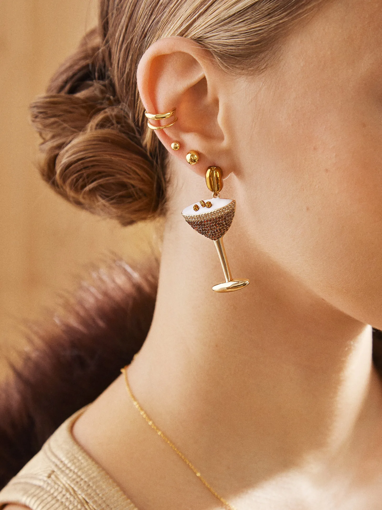 Espresso Yourself Earrings - Espresso Martini sold by BaubleBar product image thumbnail 2