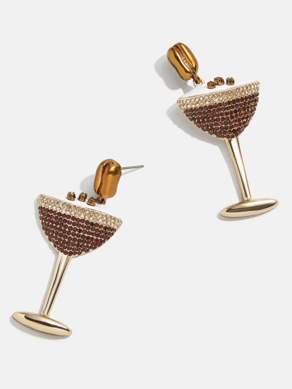 Espresso Yourself Earrings - Espresso Martini sold by BaubleBar