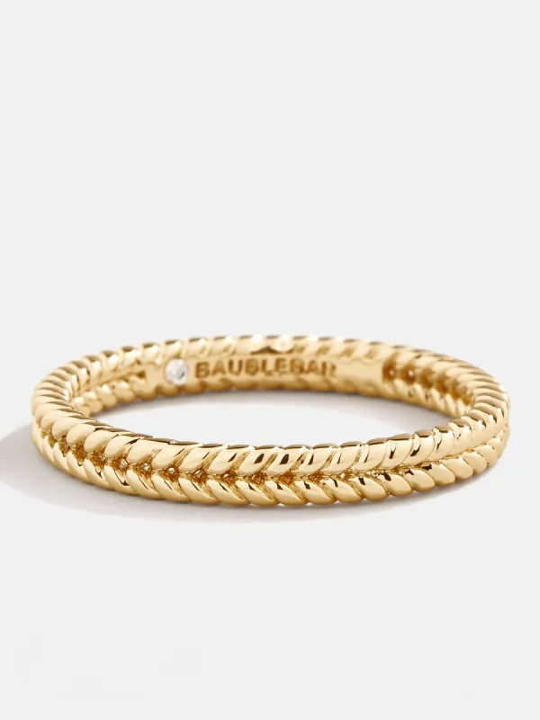Nyla Ring - Gold made by BaubleBar